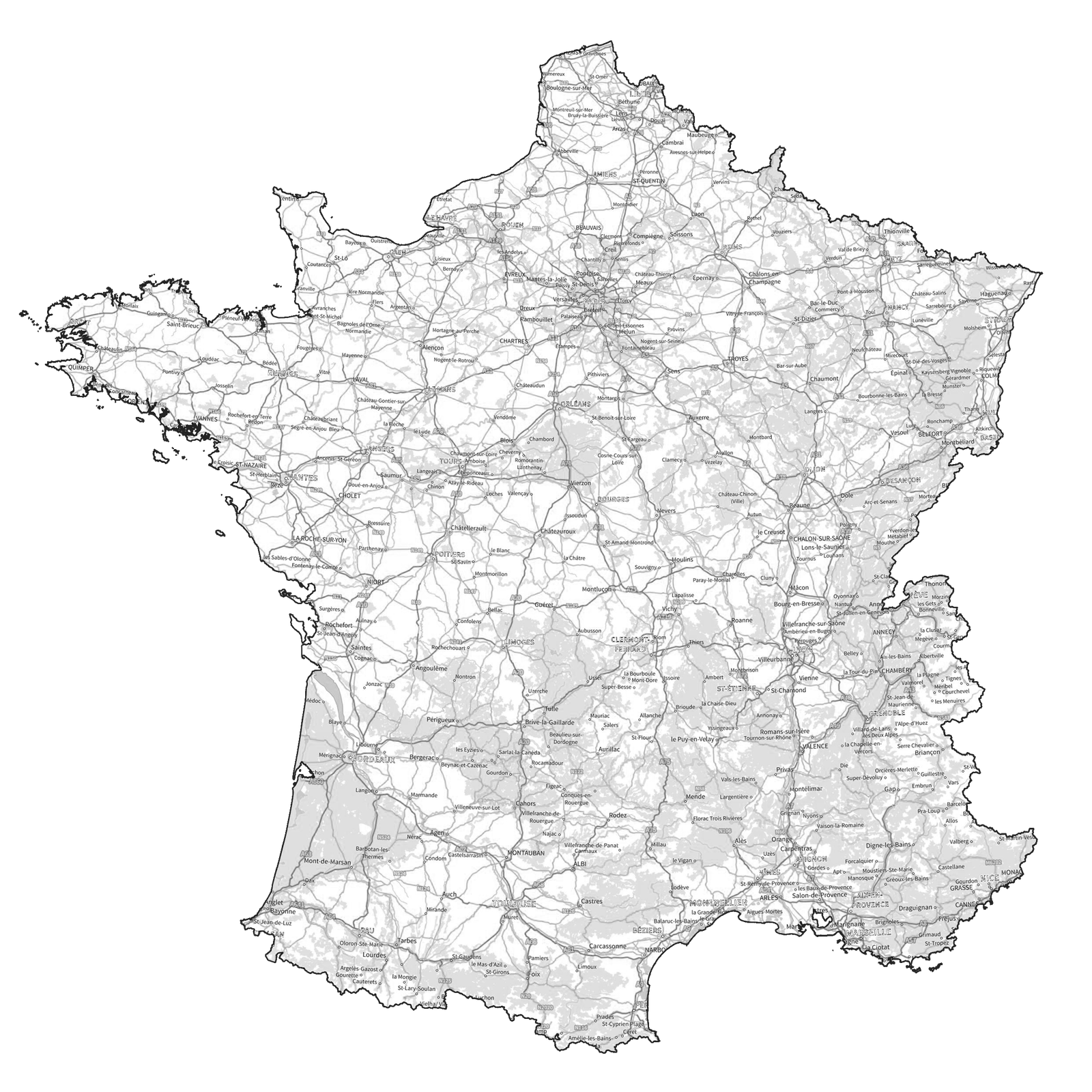 Carte de France