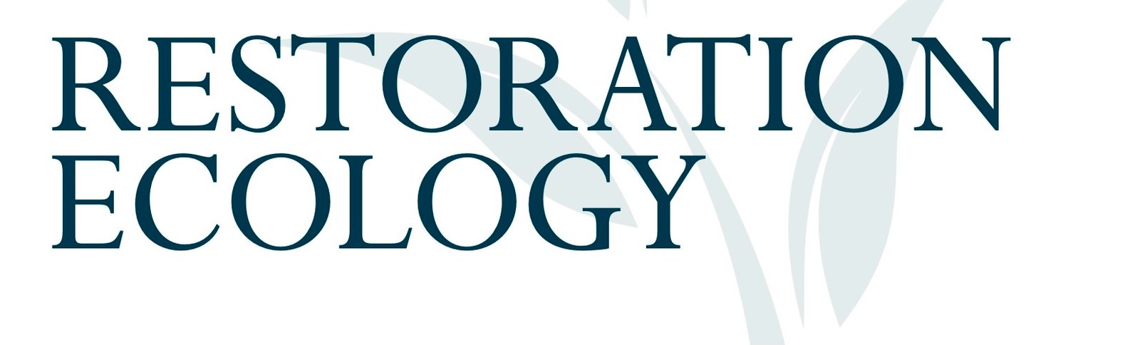 Restoration Ecology